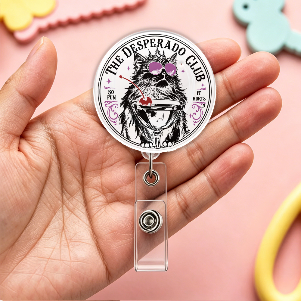 Pagewings Sci Fi Books Lover Acrylic Badge Clip