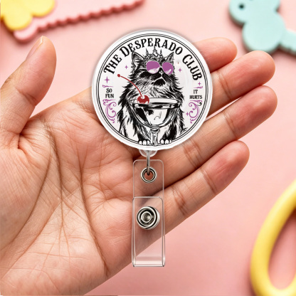 Pagewings Sci Fi Books Lover Acrylic Badge Clip