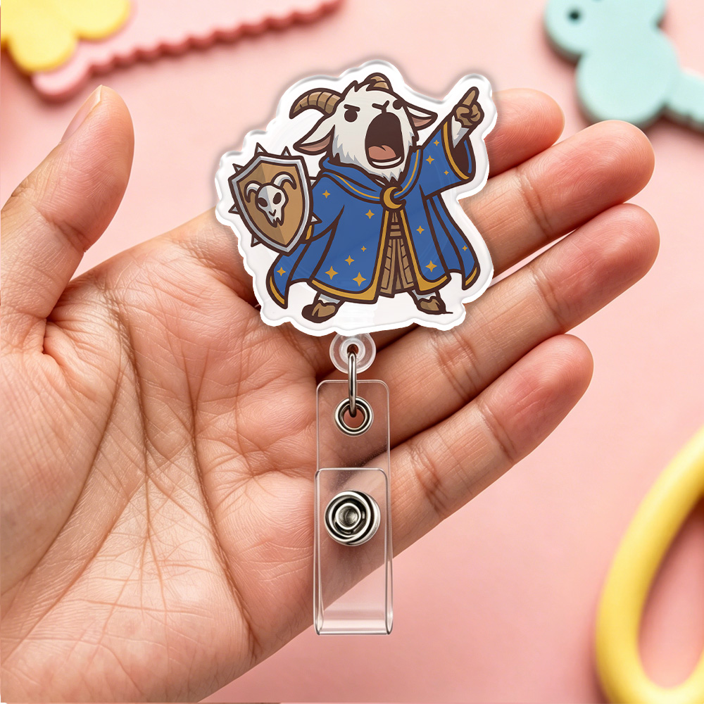 Pagewings Sci Fi Books Lover Acrylic Badge Clip
