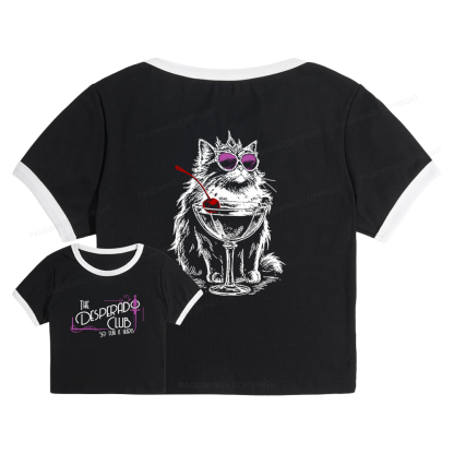 Pagewings Desperado Club 15506 Bookish Baby Tee Cropped Ringer T-Shirt