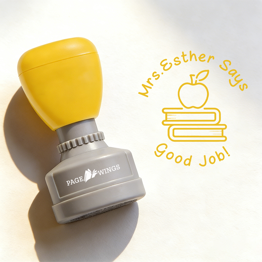 Pagewings Personalized Classroom Teacher Stamp