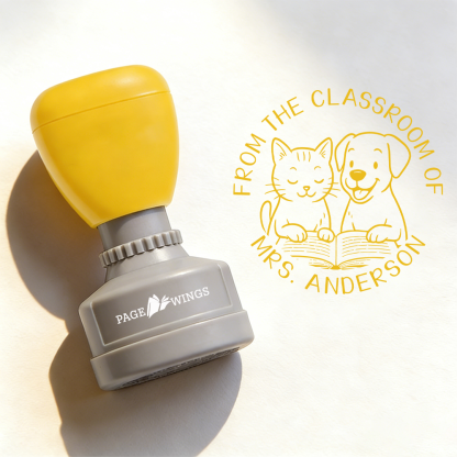 Pagewings Personalized Classroom Teacher Stamp