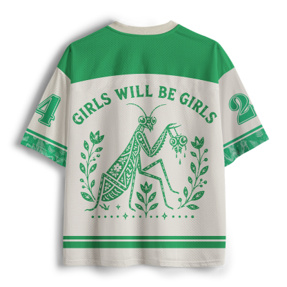 Pagewings Girls Will Be Girls Unisex Mesh Jersey