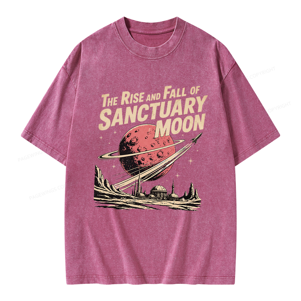 Pagewing Sanctuary Moon Unisex Washed T-shirt