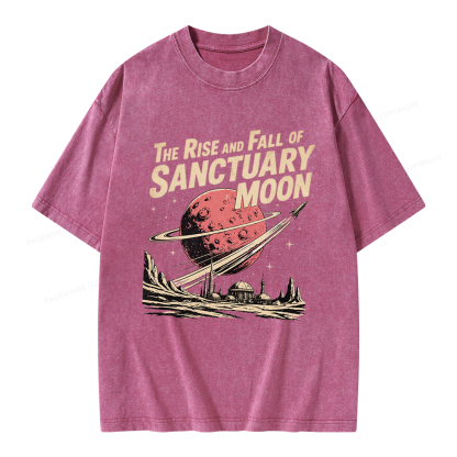 Pagewing Sanctuary Moon Unisex Washed T-shirt