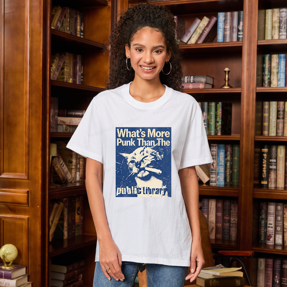 Pagewings What's More Punk Than The Public Library Unisex Classic T-shirt