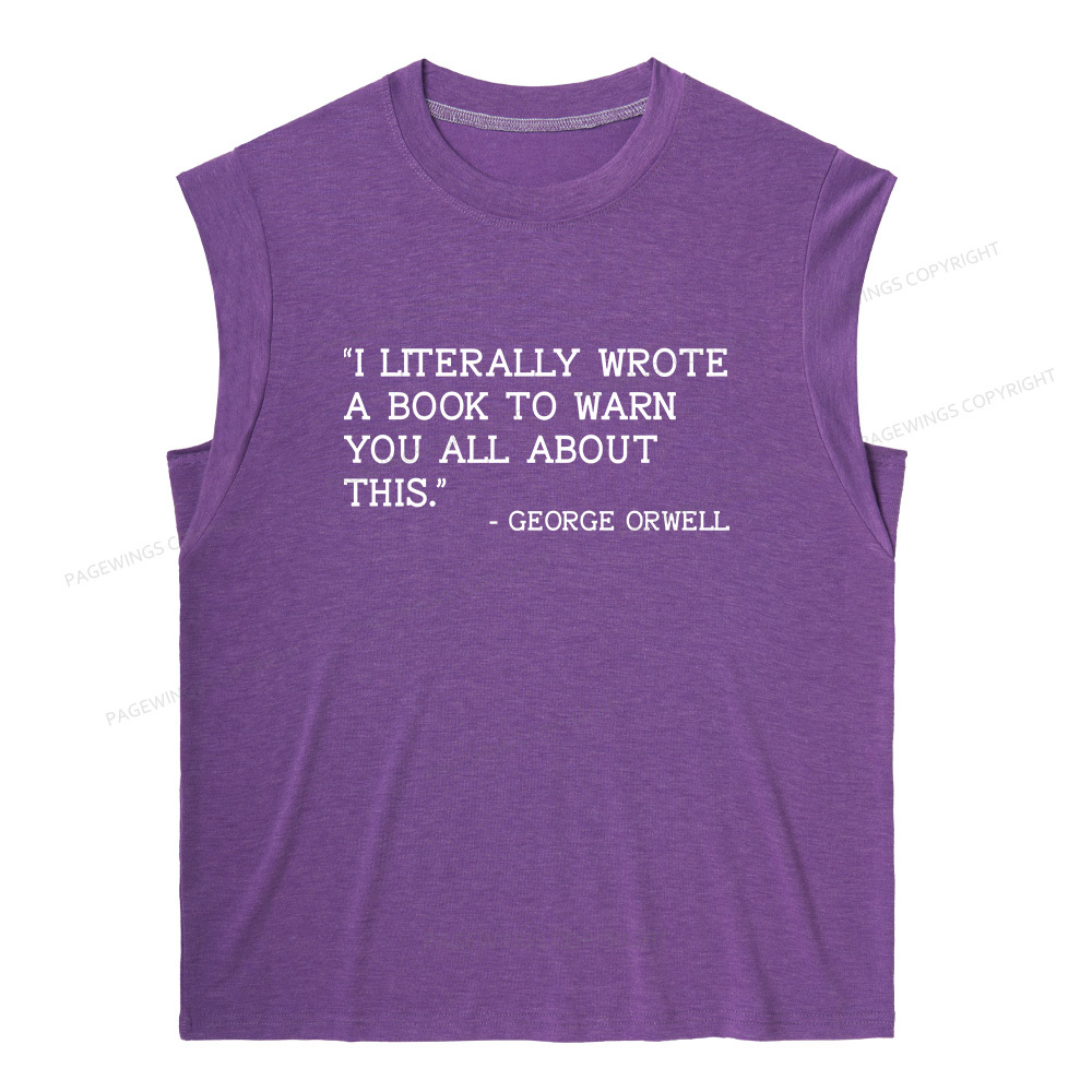 Pagewings I Literally Wrote A Book To Warn13029 Bookish Women's Heather Tank Top