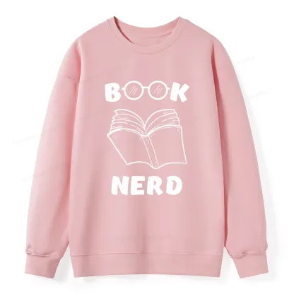 Pagewings Book Nerd Funny Book Unisex Classic Sweatshirt