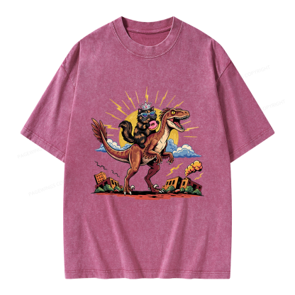Pagewings Sci Fi Bookish Unisex Washed T-shirt
