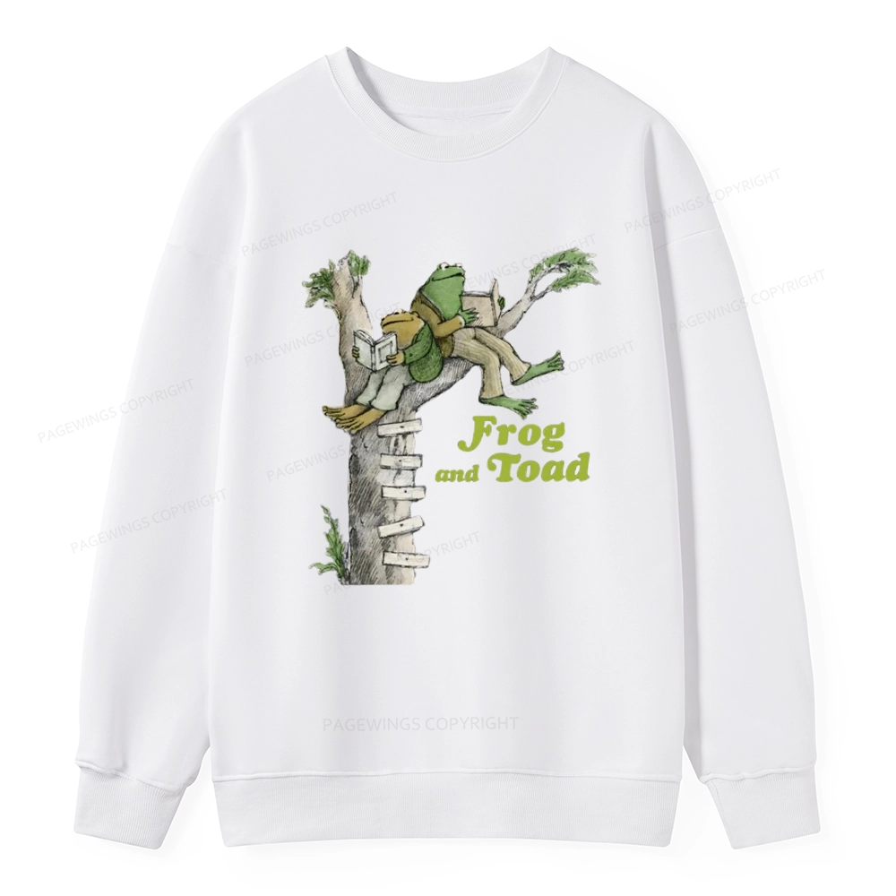 Pagewings Frog and Toad Old Book Unisex Classic Sweatshirt