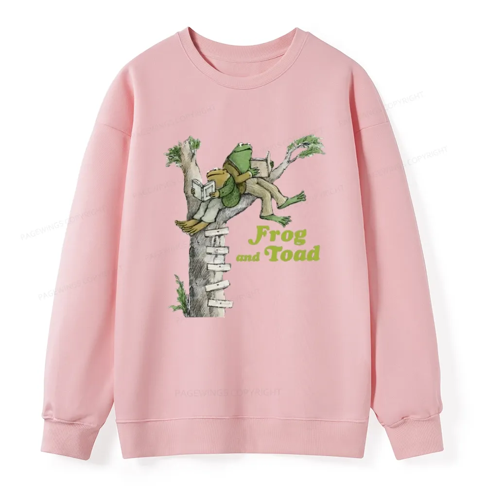 Pagewings Frog and Toad Old Book Unisex Classic Sweatshirt