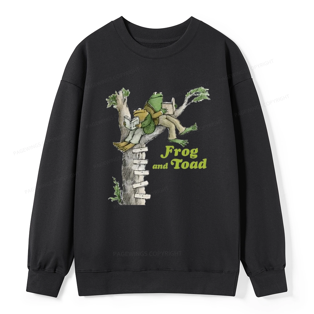 Pagewings Frog and Toad Old Book Unisex Classic Sweatshirt