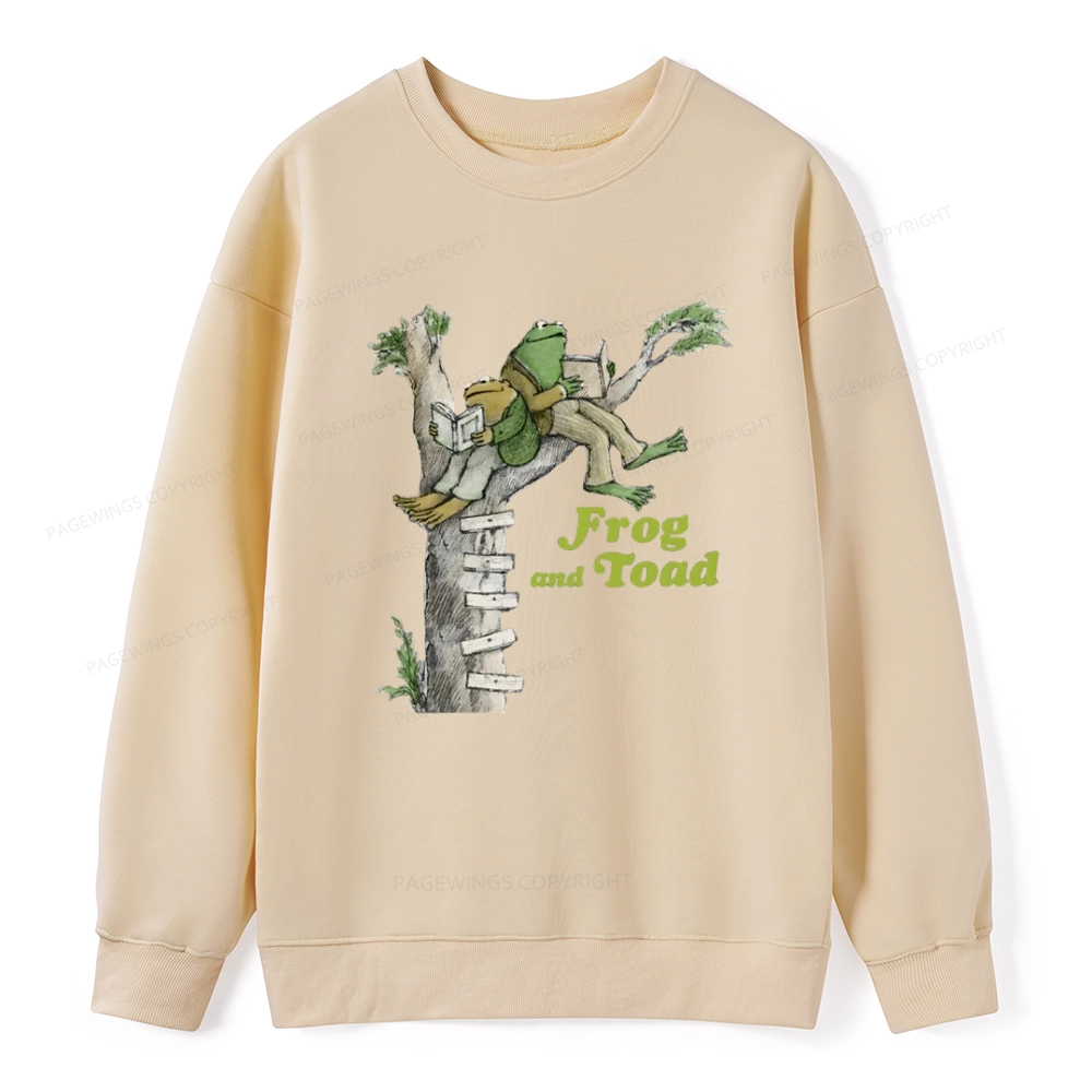 Pagewings Frog and Toad Old Book Unisex Classic Sweatshirt