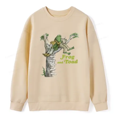 Pagewings Frog and Toad Old Book Unisex Classic Sweatshirt