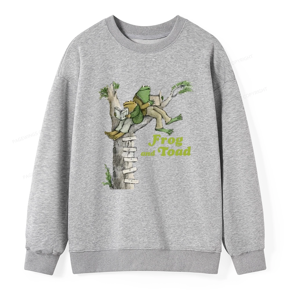 Pagewings Frog and Toad Old Book Unisex Classic Sweatshirt