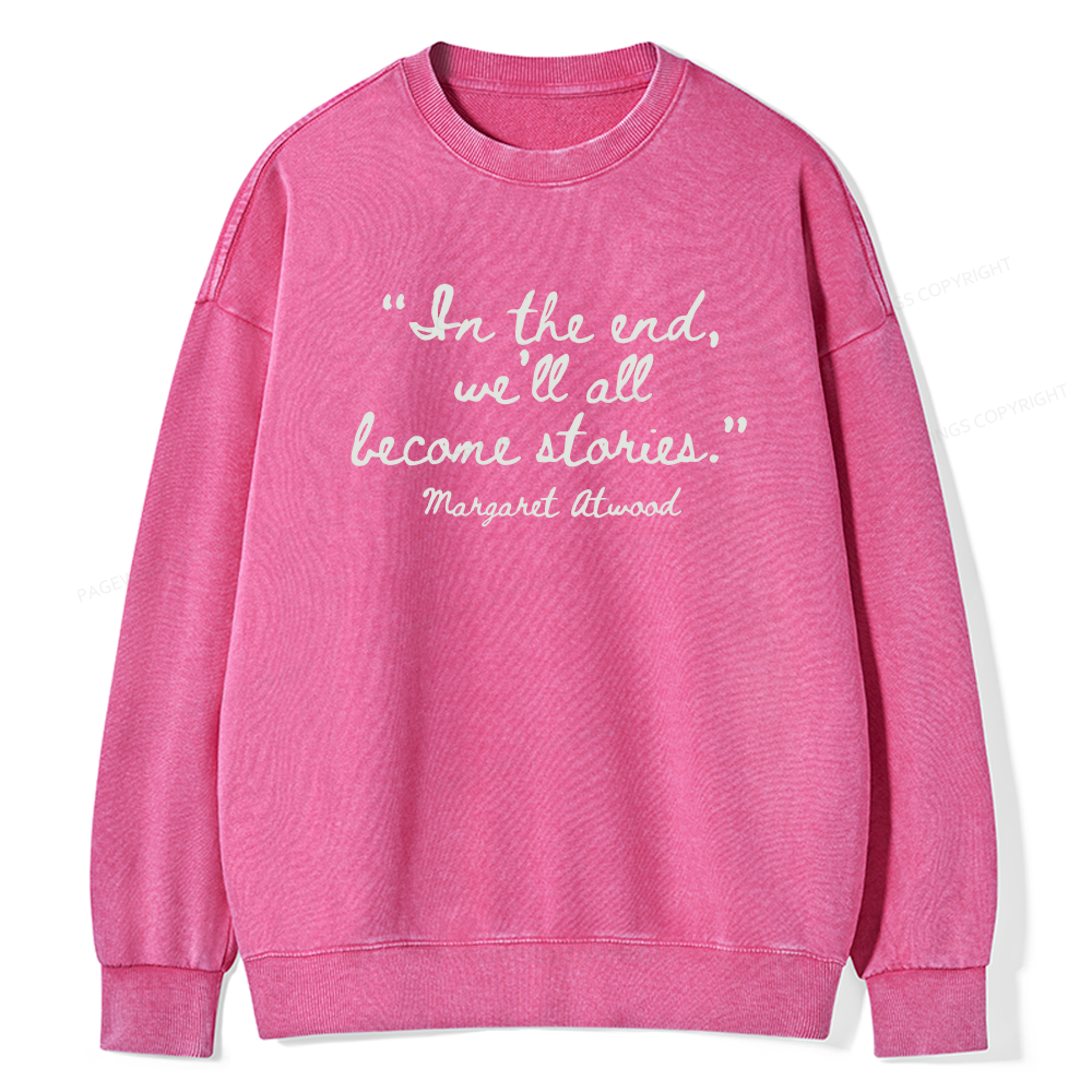 Pagewings Inspirational Quote16270 Read Unisex Washed Sweatshirt