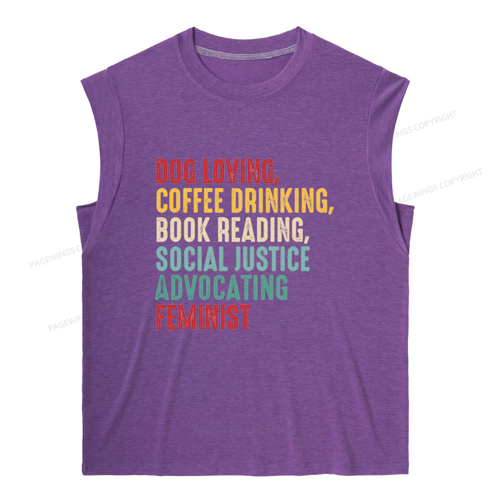 Pagewing Coffee Drinking Book Reading16112 Bookish Women's Heather Tank Top