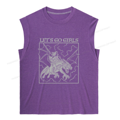 Pagewing Let's Go Girls16145 Bookish Women's Heather Tank Top