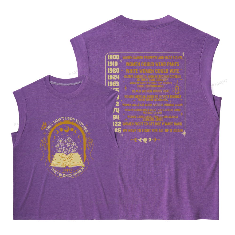 Pagewing They Didn't Burn16196 Bookish Women's Heather Tank Top