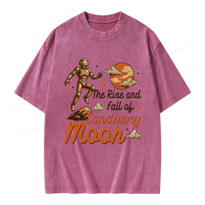 Pagewings Sci Fi Bookish Unisex Washed T-shirt