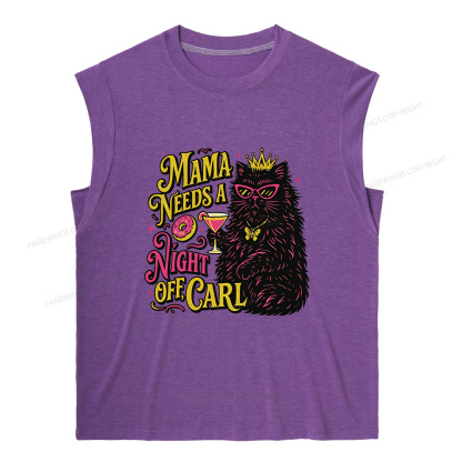 Pagewings Mama Needs A Night Off15176 Bookish Women's Heather Tank Top