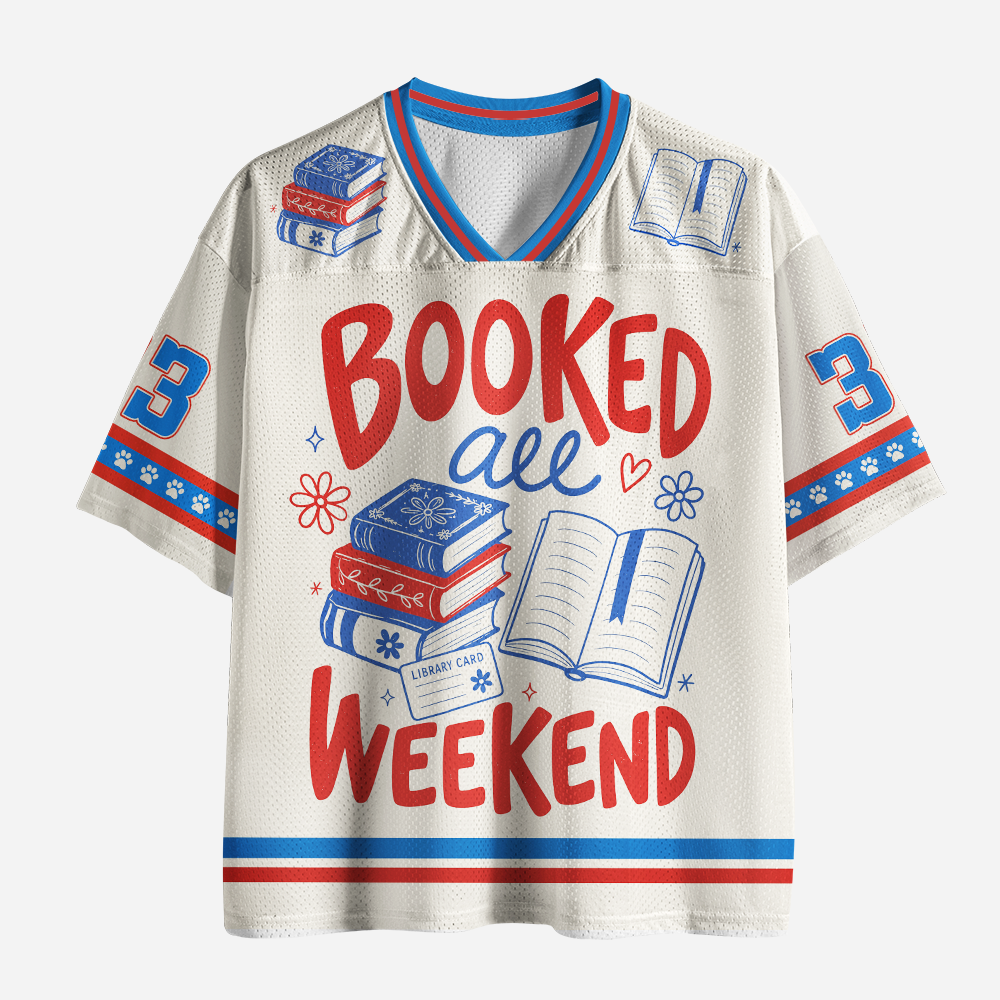 Pagewings I Take Care Of My Books Unisex Mesh Jersey