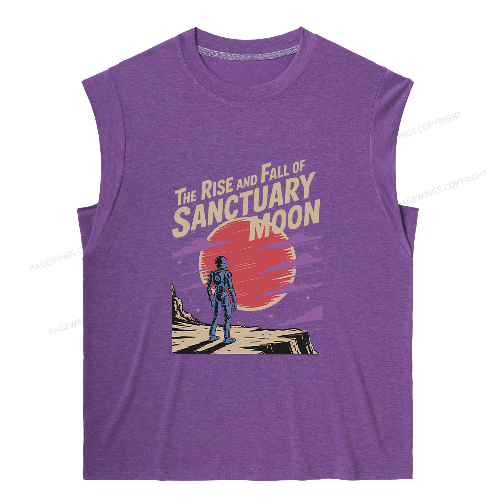 Pagewings The Rise And Fall Of Sanctuary Moon13254 Bookish Women's Heather Tank Top