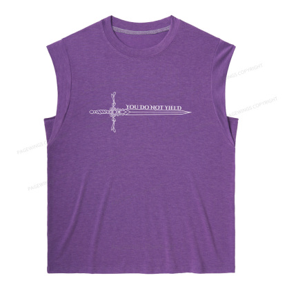 Pagewings You Do Not Yield13774 Bookish Women's Heather Tank Top