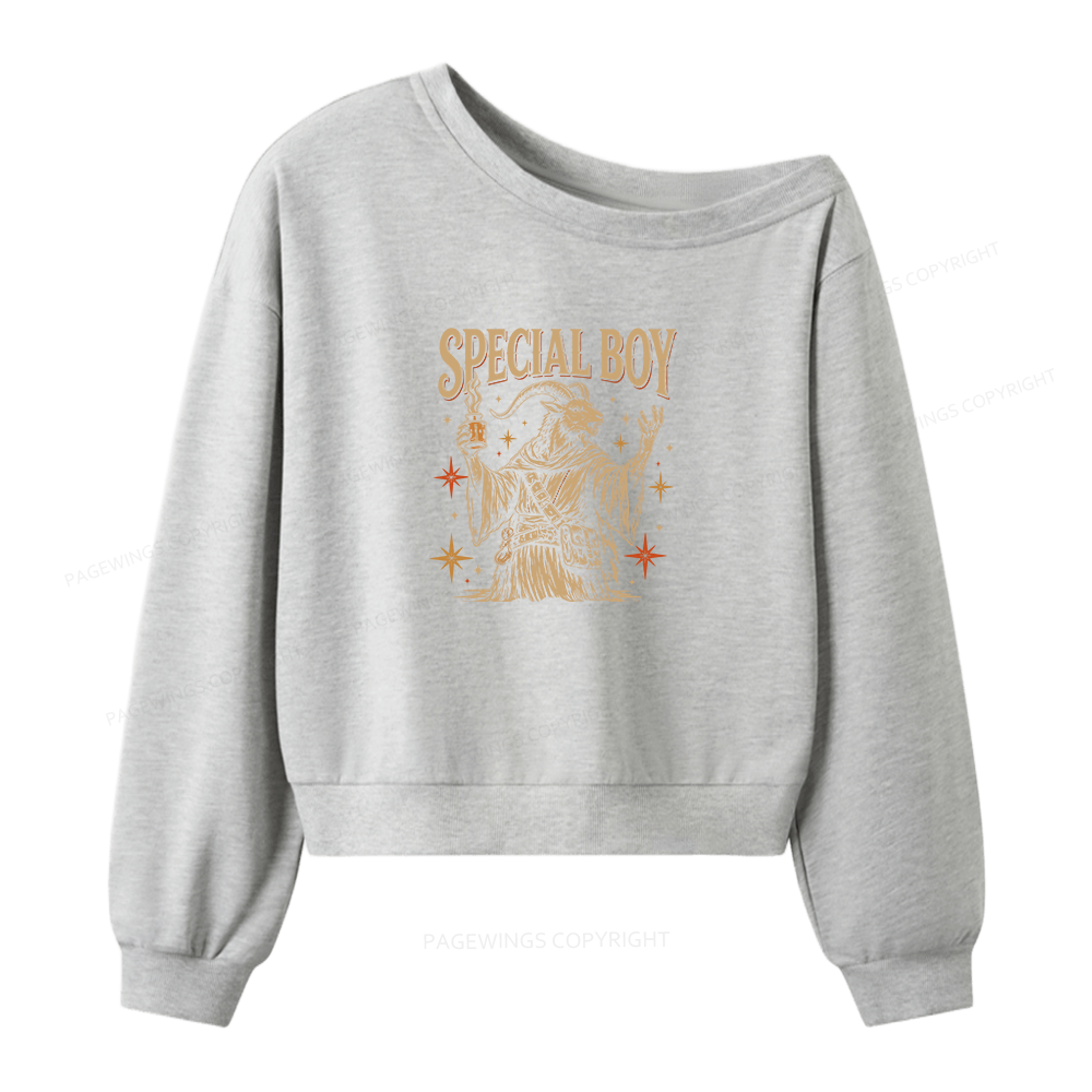Pagewings Sci Fi Bookish 16416 Bookish Women Off Shoulder Sweatshirt
