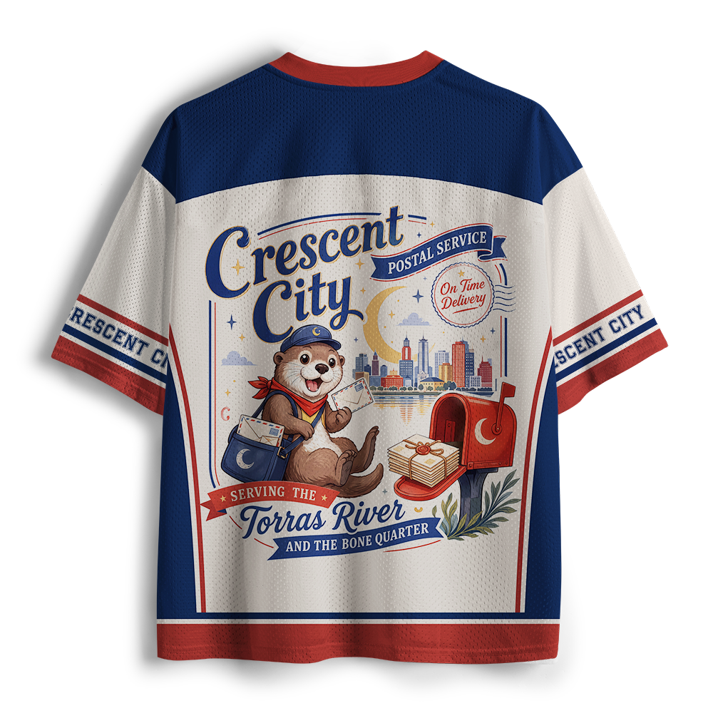 Pagewings Fantasy Book Lover Unisex Mesh Jersey