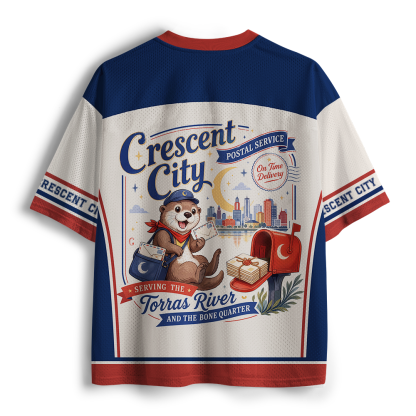 Pagewings Fantasy Book Lover Unisex Mesh Jersey