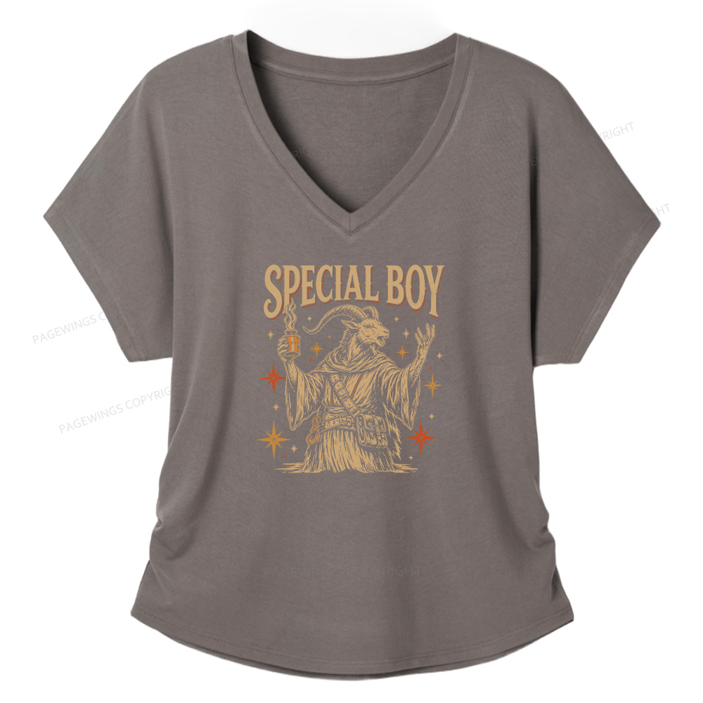 Pagewings Sci Fi Bookish16416 Soft Women's Modal V-neck T-shirt