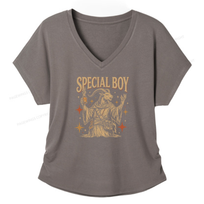 Pagewings Sci Fi Bookish16416 Soft Women's Modal V-neck T-shirt