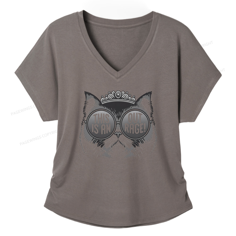 Pagewings Sci Fi Bookish16430 Soft Women's Modal V-neck T-shirt