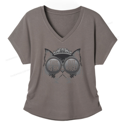 Pagewings Sci Fi Bookish16430 Soft Women's Modal V-neck T-shirt