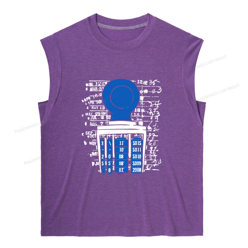 Pagewings Books Library Stamp16436 Bookish Women's Heather Tank Top