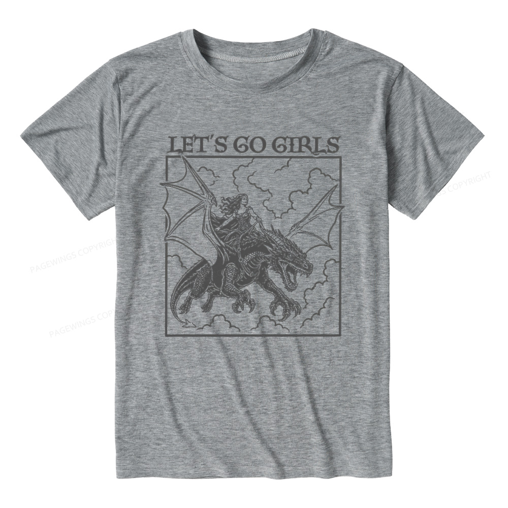 Pagewing Let's Go Girls16145 Bookish Unisex Heather T-Shirt
