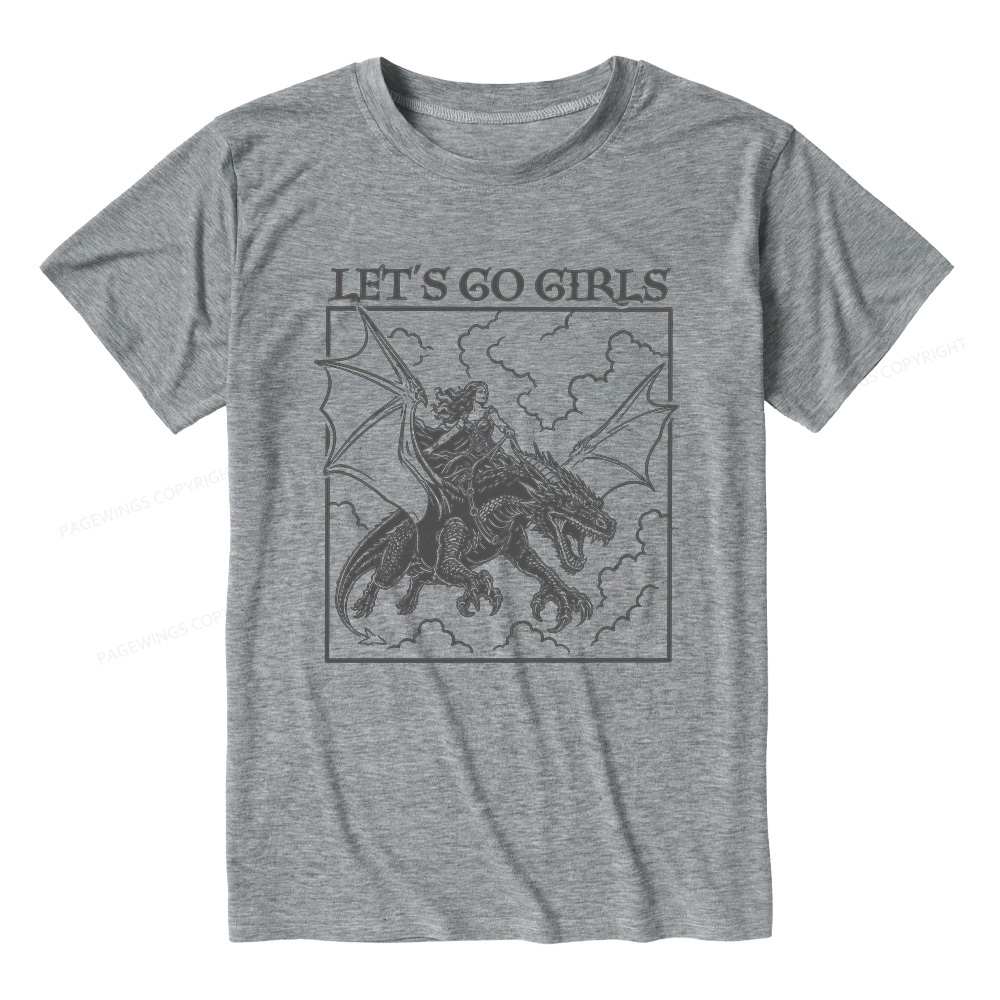 Pagewing Let's Go Girls16145 Bookish Unisex Heather T-Shirt