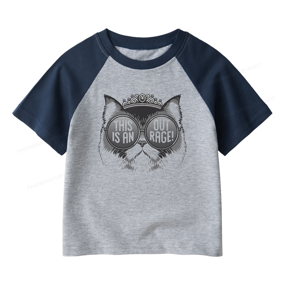 Pagewings Sci Fi Bookish16430 Kids Raglan T-shirt