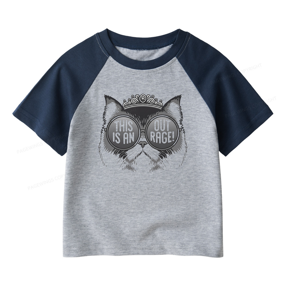 Pagewings Sci Fi Bookish16430 Kids Raglan T-shirt