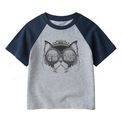 Pagewings Sci Fi Bookish16430 Kids Raglan T-shirt