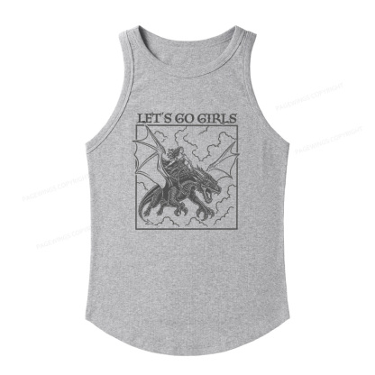 Pagewing Let's Go Girls16145 Women's Fitted Tank Top