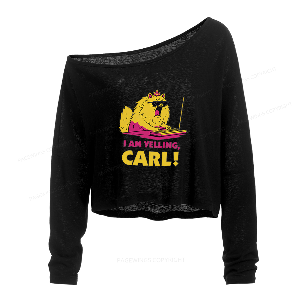 Pagewings Sci Fi Bookish Slouchy Long Sleeve Off Shoulder T-shirts
