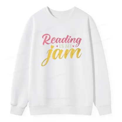 Pagewings Reading is My Jam Unisex Classic Sweatshirt