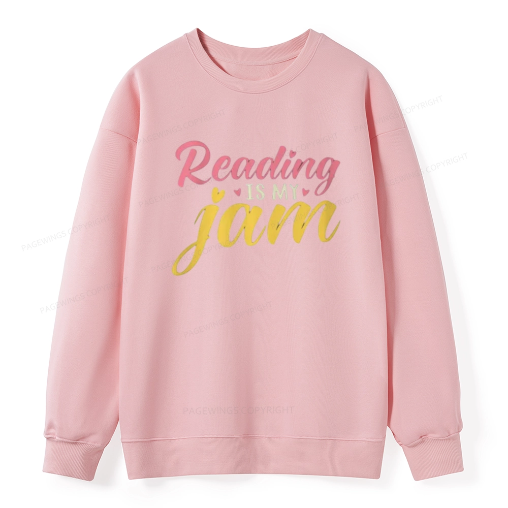 Pagewings Reading is My Jam Unisex Classic Sweatshirt