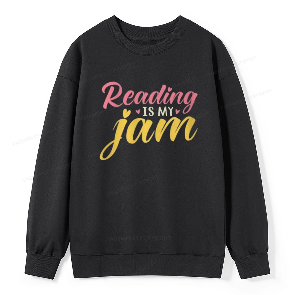 Pagewings Reading is My Jam Unisex Classic Sweatshirt