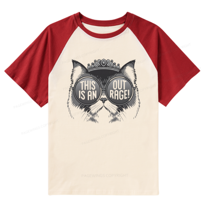 Pagewings Pagewings Sci Fi Bookish Raglan T-shirt