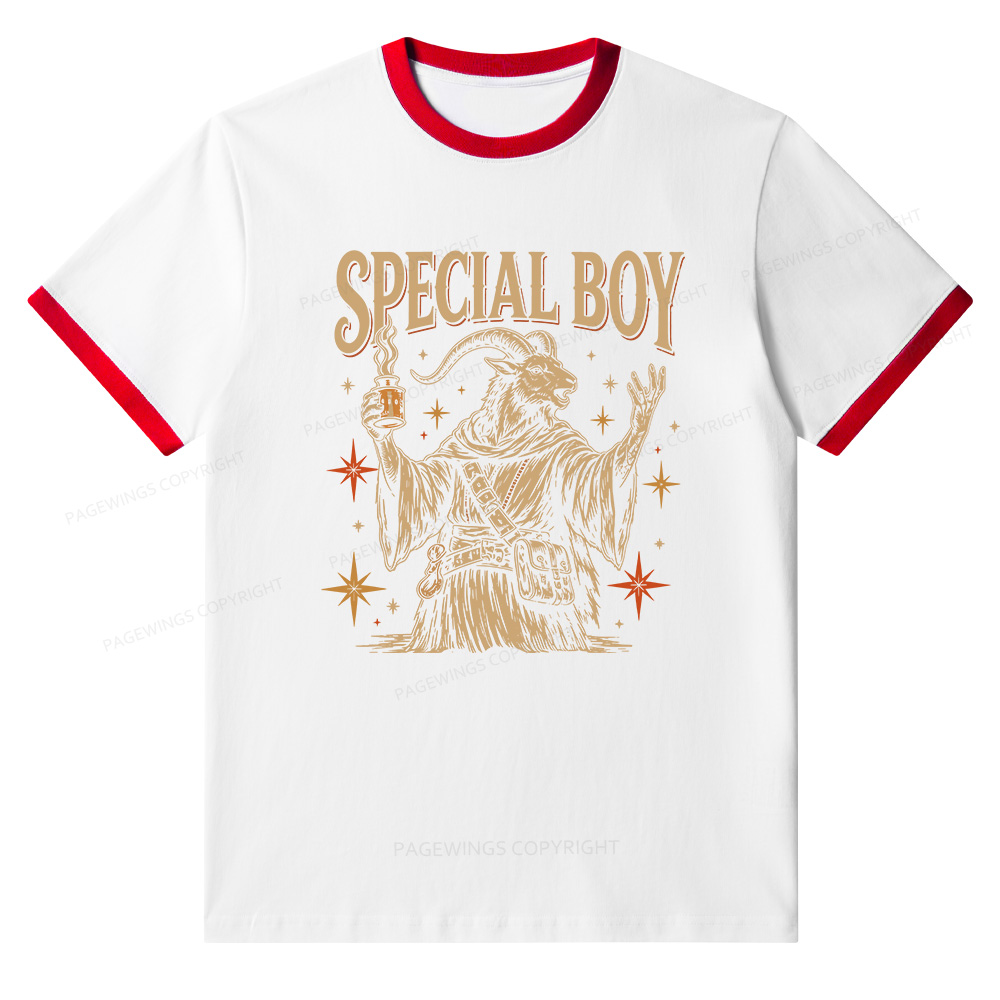 Pagewings Sci Fi Bookish Unisex Ringer T-Shirt 