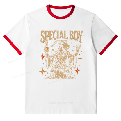 Pagewings Sci Fi Bookish Unisex Ringer T-Shirt 