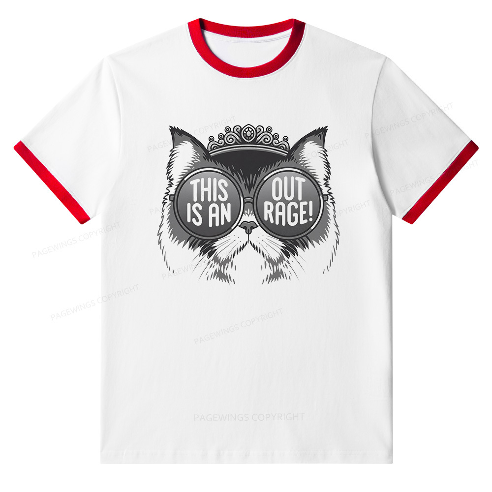 Pagewings Sci Fi Bookish Unisex Ringer T-Shirt